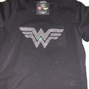 Black wonder woman tshirt